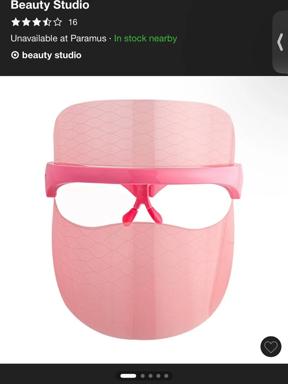 Skin Gym WrinkLit LED Facial Visor - Black